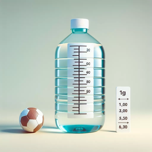 how much is one litre of water
