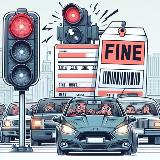 how much is red light camera ticket