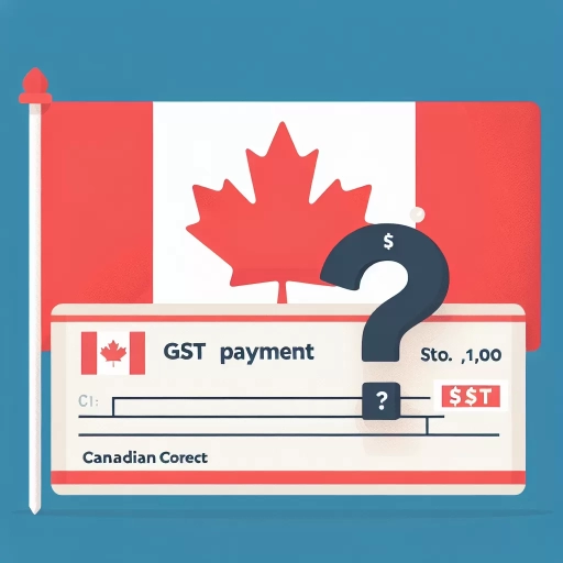 how much is the next gst payment in canada