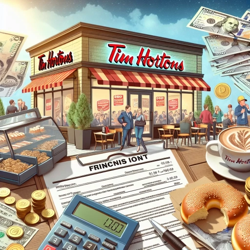 how much is tim hortons franchise