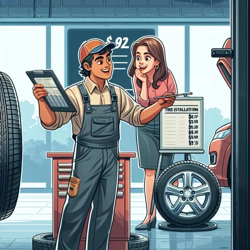 how much is tire installation at canadian tire