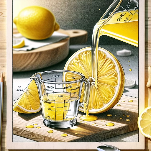 how much juice is in one lemon