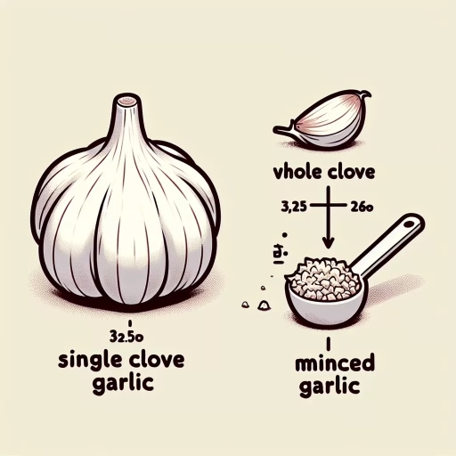 how much minced garlic is 1 clove