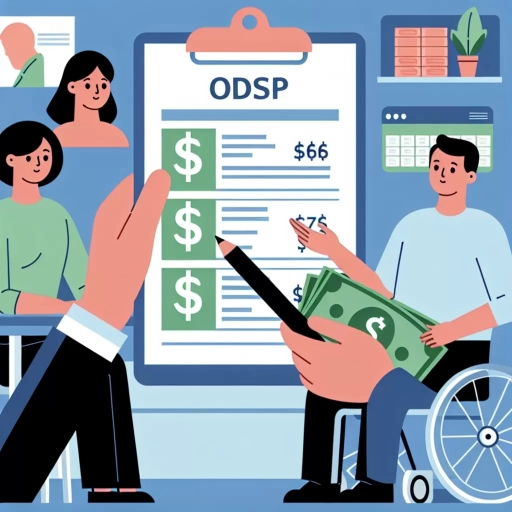 how much money can you have in the bank on odsp