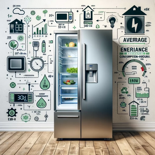 how much power does a fridge use