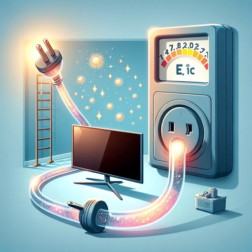 how much power does a tv use