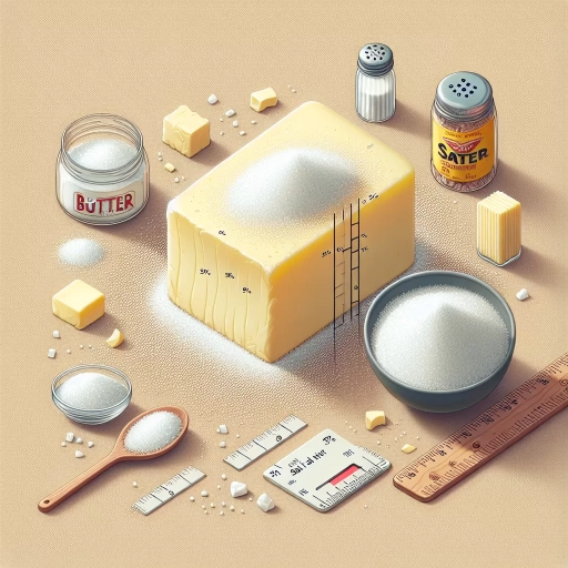 how much salt is in salted butter
