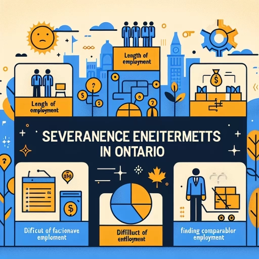 how much severance am i entitled to in ontario