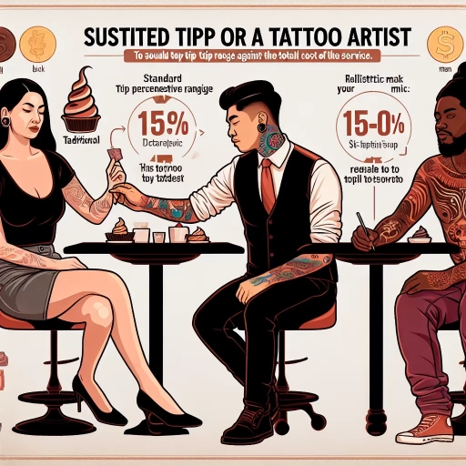 how much should you tip a tattoo artist