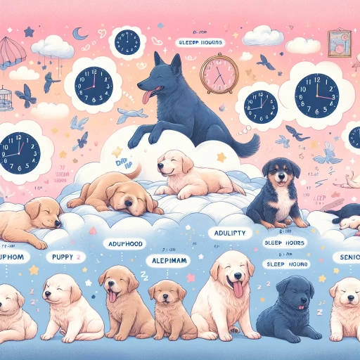 how much sleep do dogs need by age