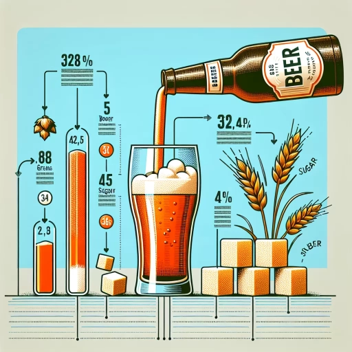 how much sugar is in beer