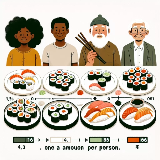 how much sushi per person