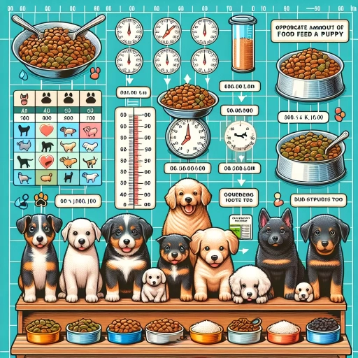 how much to feed a puppy by weight (kg)