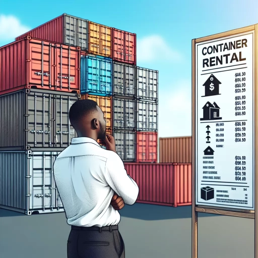 how much to rent a container