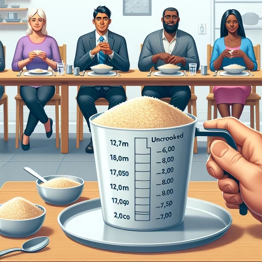 how much uncooked rice per person