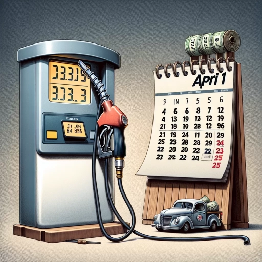 how much will gas go up april 1