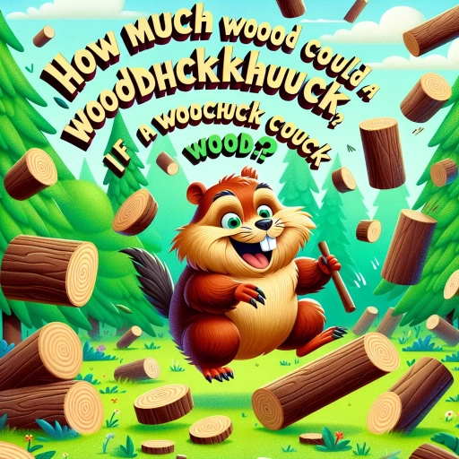 how much wood could a woodchuck chuck tongue twister