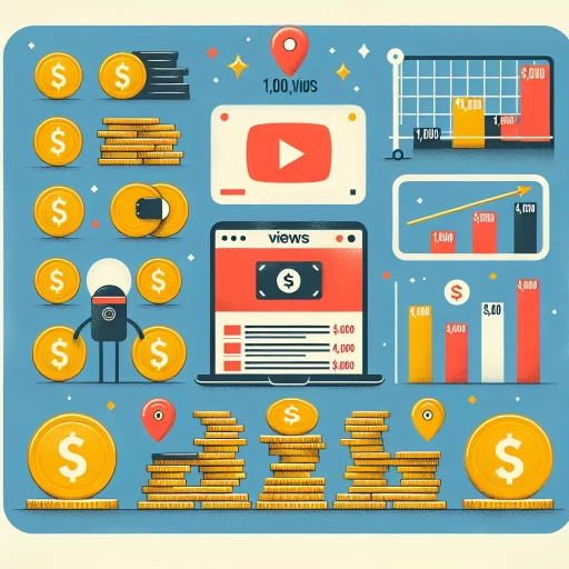 how much youtube shorts pay for 1,000 views