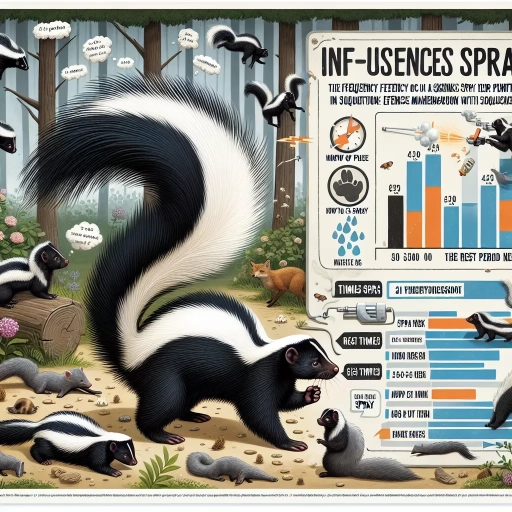 how often can skunks spray