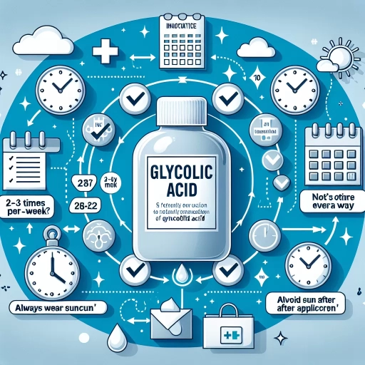 how often to use glycolic acid