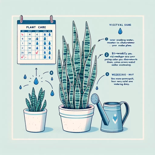 how often to water a snake plant