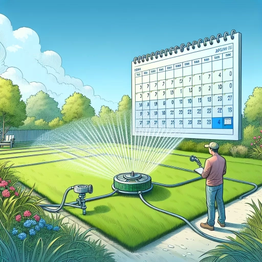 how often to water lawn