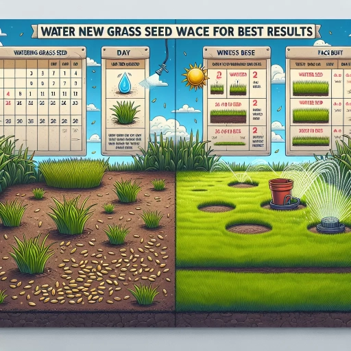 how often to water new grass seed