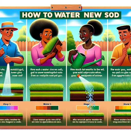 how often to water new sod