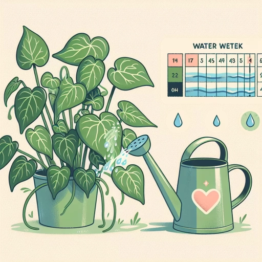 how often to water pothos