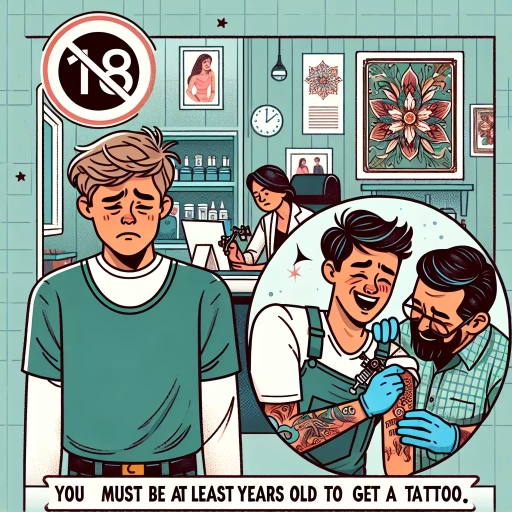 how old do i have to be to get a tattoo