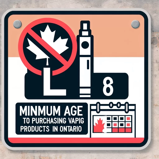 how old do you have to be to buy a vape in ontario