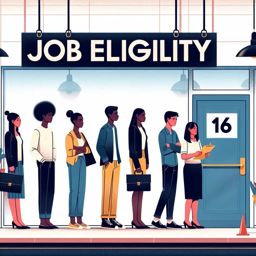 how old do you have to be to get a job