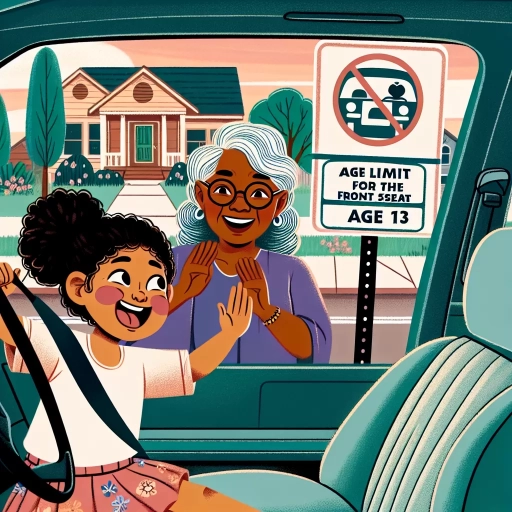 how old do you need to be to sit in the front seat