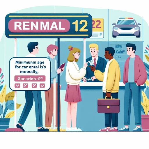 how old to rent a car