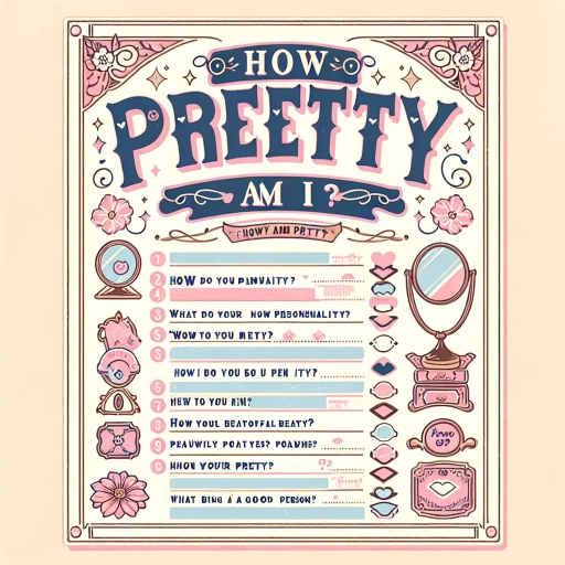 how pretty am i quiz