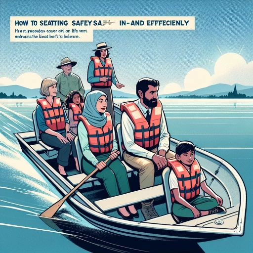 how should passengers be seated in a small aluminum boat