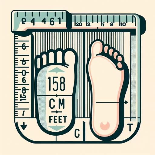 how tall is 158 cm in feet
