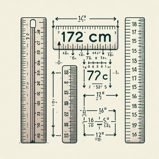 how tall is 172 cm in feet