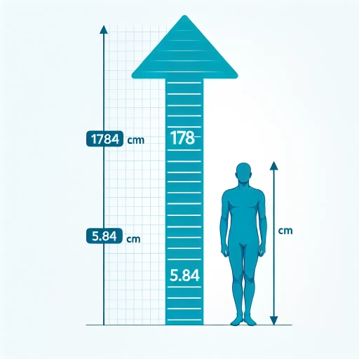 how tall is 178 cm in feet