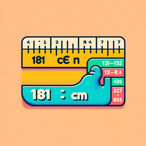how tall is 181 cm in feet