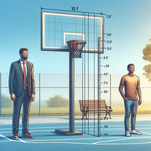 how tall is a basketball hoop