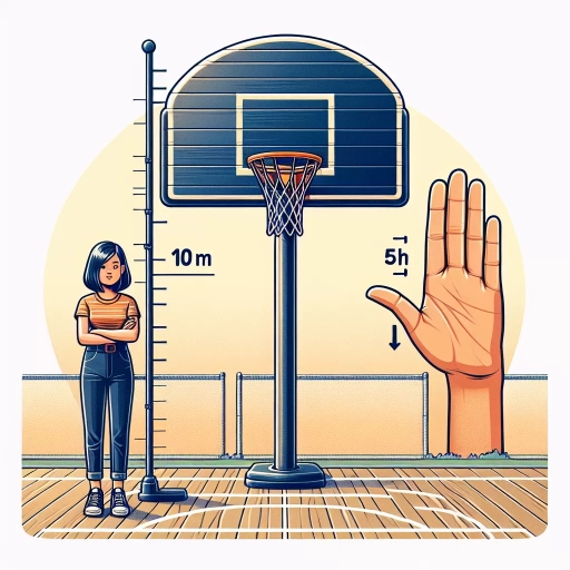 how tall is a basketball net