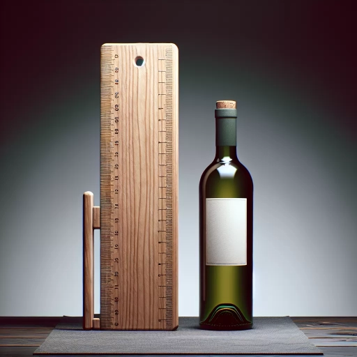 how tall is a wine bottle