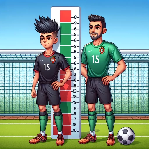 how tall is ronaldo in feet
