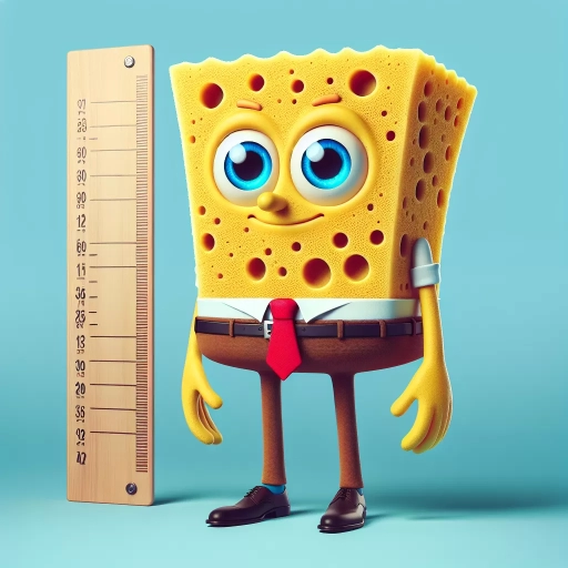 how tall is spongebob
