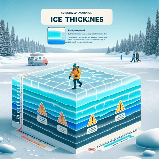 how thick does ice need to be to walk on