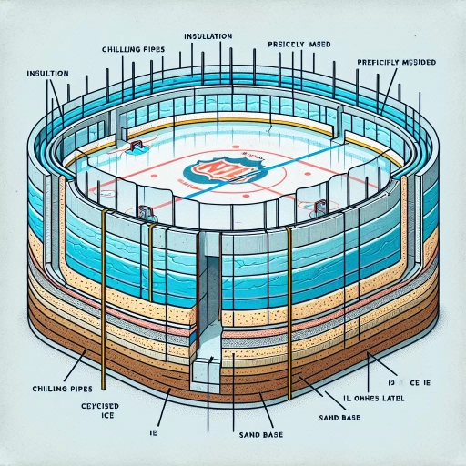 how thick is nhl ice