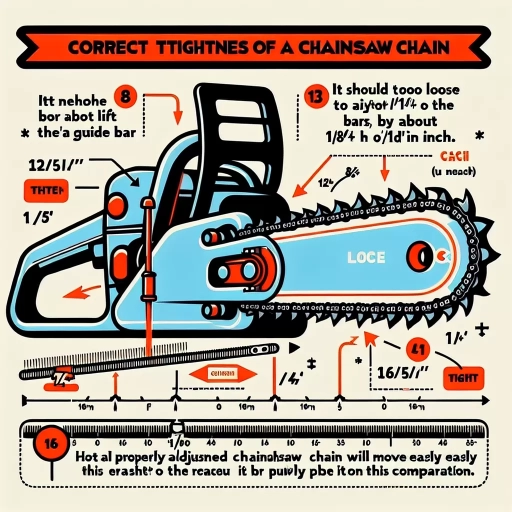 how tight should a chainsaw chain be