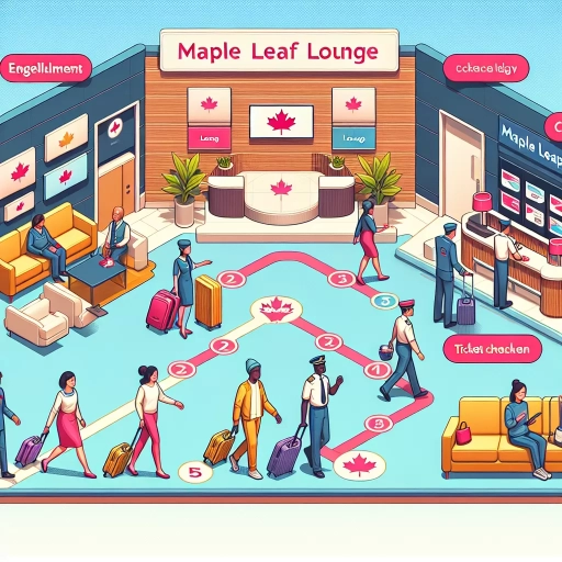 how to access maple leaf lounge
