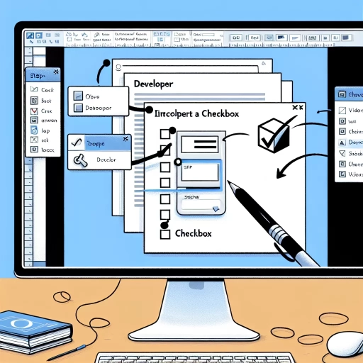 how to add a checkbox in word